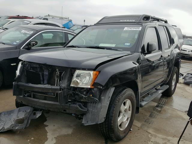 5N1AN08U38C534077 - 2008 NISSAN XTERRA OFF BLACK photo 2