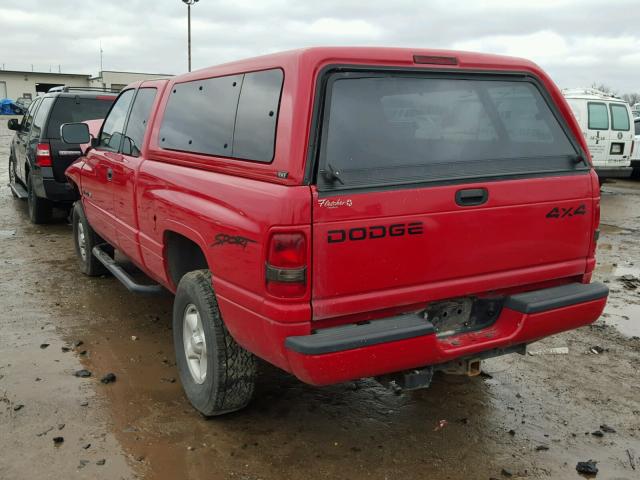 3B7HF13ZXVG837956 - 1997 DODGE RAM 1500 RED photo 3