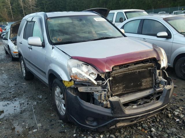 JHLRD78895C011652 - 2005 HONDA CR-V EX SILVER photo 1