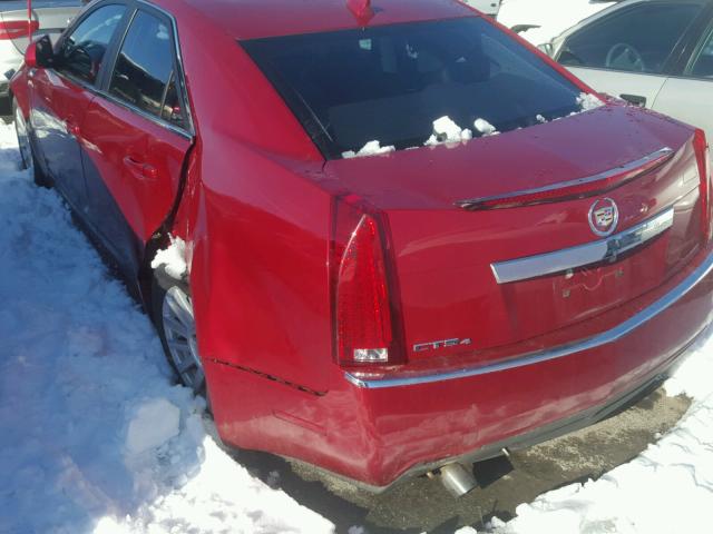 1G6DC5E54C0157936 - 2012 CADILLAC CTS RED photo 3