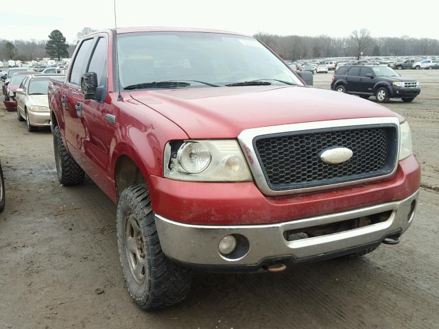 1FTPW14578FA65073 - 2008 FORD F150 SUPER RED photo 1