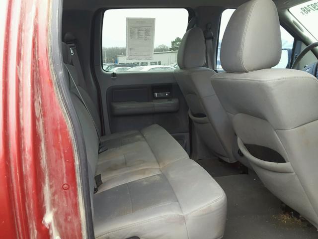 1FTPW14578FA65073 - 2008 FORD F150 SUPER RED photo 6