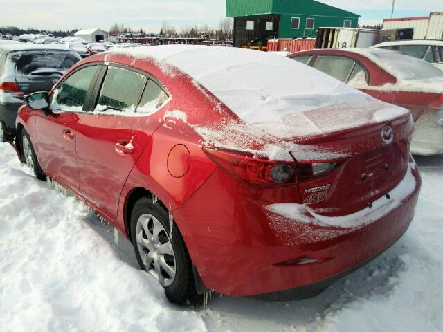 3MZBM1V72FM133886 - 2015 MAZDA 3 TOURING RED photo 3