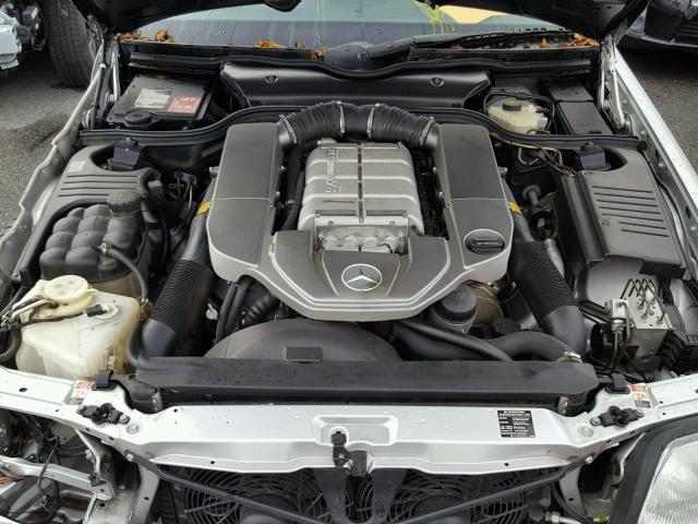 WDBFA68F62F202133 - 2002 MERCEDES-BENZ SL 500 SILVER photo 7