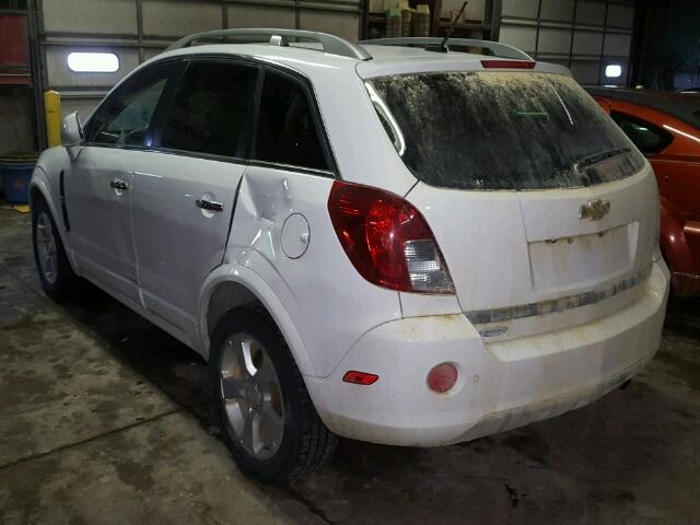 3GNAL4EK1DS628636 - 2013 CHEVROLET CAPTIVA LT WHITE photo 3