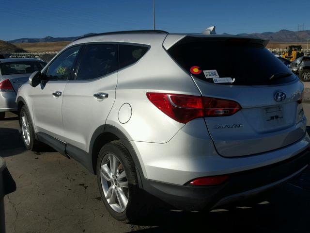 5XYZUDLA2DG079095 - 2013 HYUNDAI SANTA FE S SILVER photo 3