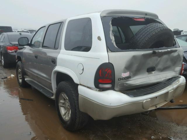 1B4HS28N61F565180 - 2001 DODGE DURANGO TWO TONE photo 3