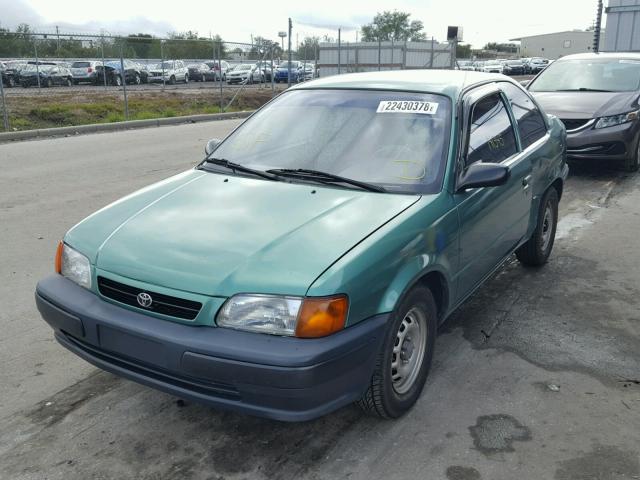 JT2AC52L3T0176120 - 1996 TOYOTA TERCEL STD GREEN photo 2