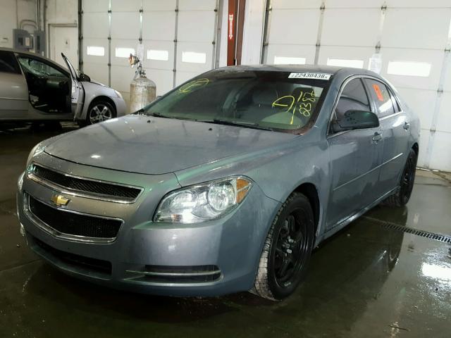 1G1ZG57B594232387 - 2009 CHEVROLET MALIBU LS BLUE photo 2