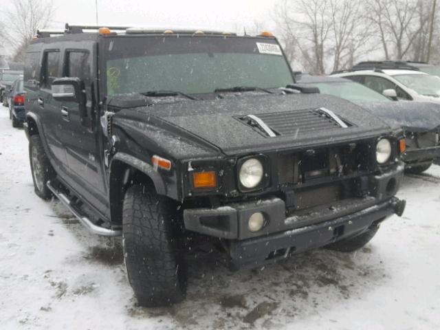 5GRGN23U14H121507 - 2004 HUMMER H2 BLACK photo 1