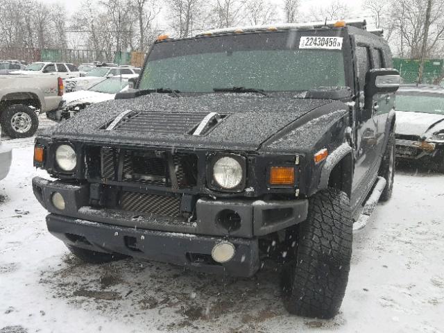 5GRGN23U14H121507 - 2004 HUMMER H2 BLACK photo 2