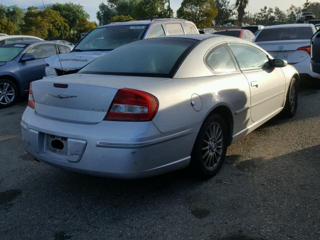 4C3AG52H03E144285 - 2003 CHRYSLER SEBRING LX SILVER photo 4