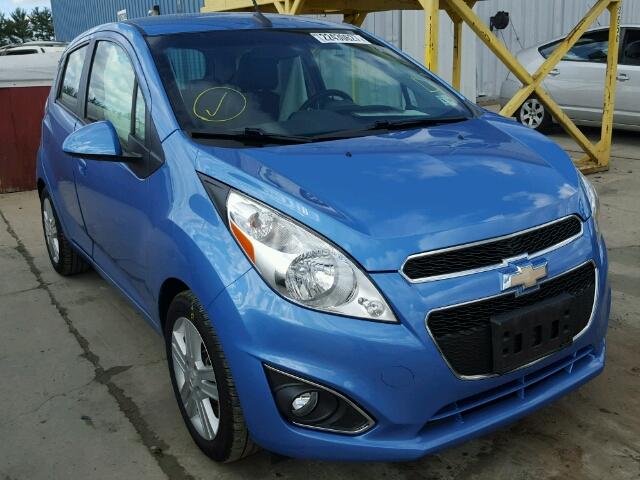 KL8CB6S99EC453313 - 2014 CHEVROLET SPARK LS BLUE photo 1