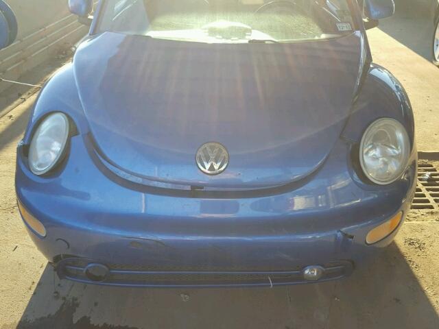 3VWCD21C4YM416709 - 2000 VOLKSWAGEN NEW BEETLE BLUE photo 7