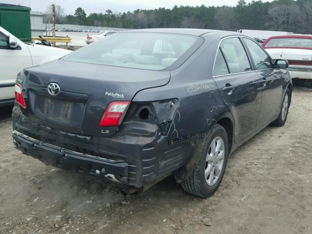 4T1BE46K29U384875 - 2009 TOYOTA CAMRY BASE GRAY photo 4