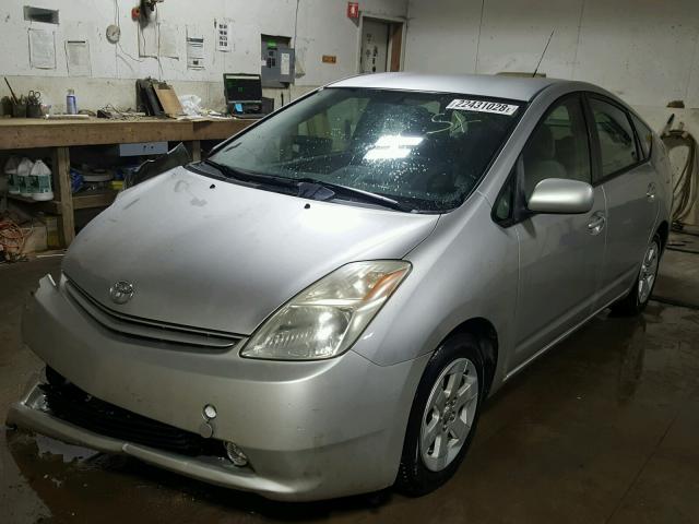 JTDKB20U340033789 - 2004 TOYOTA PRIUS SILVER photo 2