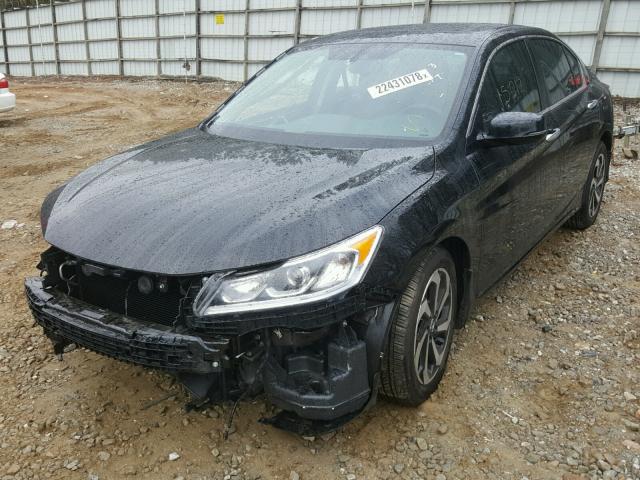 1HGCR2F84HA137008 - 2017 HONDA ACCORD EXL BLACK photo 2