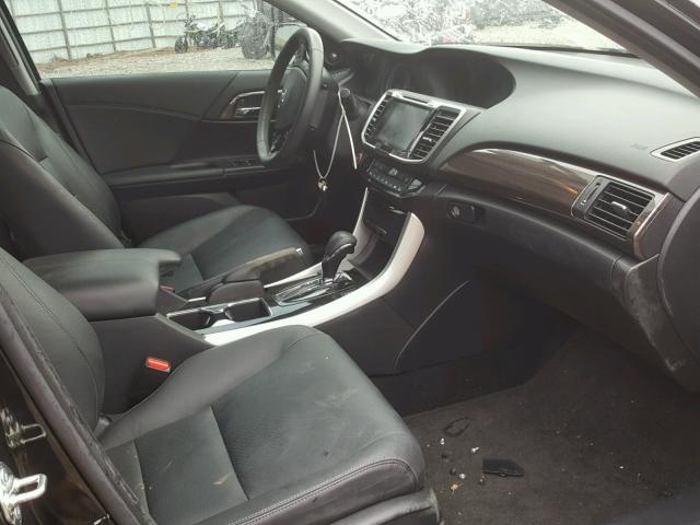 1HGCR2F84HA137008 - 2017 HONDA ACCORD EXL BLACK photo 5