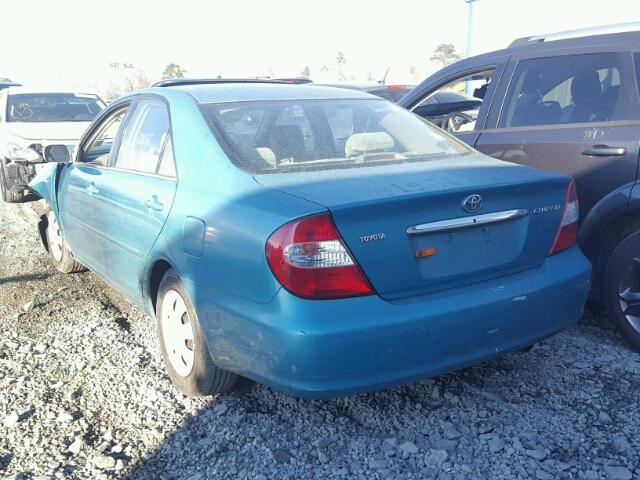 4T1BE32K44U273155 - 2004 TOYOTA CAMRY LE GREEN photo 3