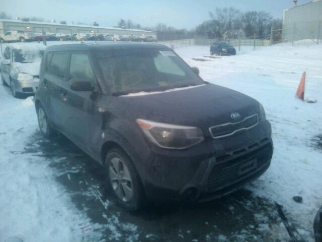 KNDJN2A25E7016923 - 2014 KIA SOUL BLACK photo 1