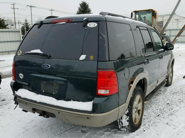 1FMZU74E63ZA47944 - 2003 FORD EXPLORER E GREEN photo 4