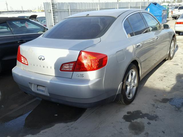 JNKCV51E83M332625 - 2003 INFINITI G35 GRAY photo 4