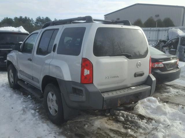 5N1AN08WX5C613677 - 2005 NISSAN XTERRA OFF SILVER photo 3