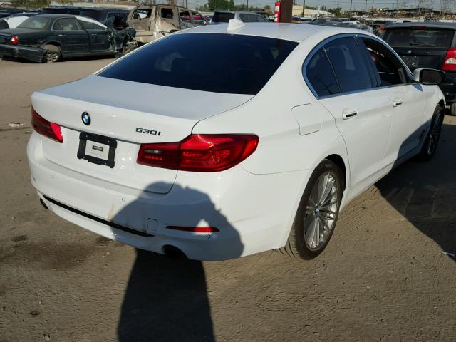 WBAJA5C32HWA35135 - 2017 BMW 530 I WHITE photo 4