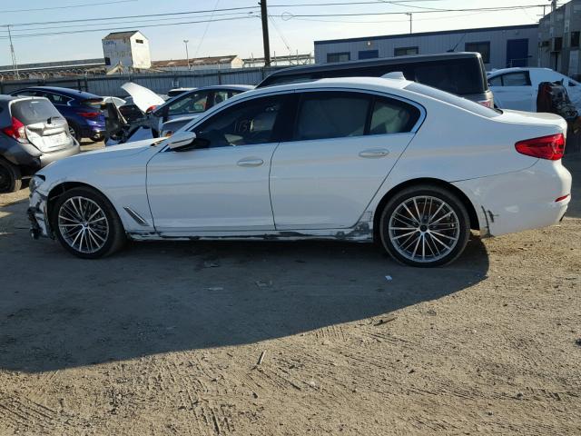 WBAJA5C32HWA35135 - 2017 BMW 530 I WHITE photo 9