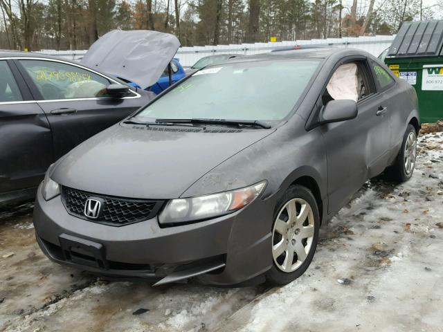 2HGFG1B61AH533941 - 2010 HONDA CIVIC LX GRAY photo 2