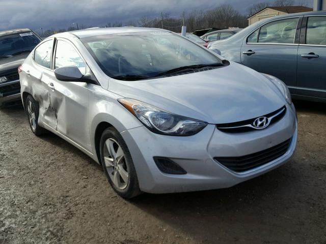 5NPDH4AE3DH367687 - 2013 HYUNDAI ELANTRA GL SILVER photo 1