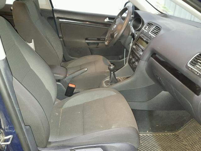 3VWKX7AJ7BM654043 - 2011 VOLKSWAGEN JETTA S 蓝色 照片 5