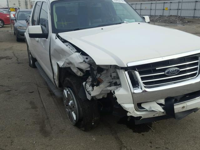 1FMEU5D8XAUF01247 - 2010 FORD EXPLORER S WHITE photo 9