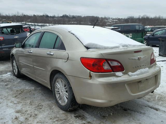 1C3LC66K27N548809 - 2007 CHRYSLER SEBRING LI TAN photo 3