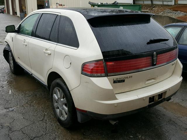 2LMDU68CX8BJ26318 - 2008 LINCOLN MKX CREAM photo 3