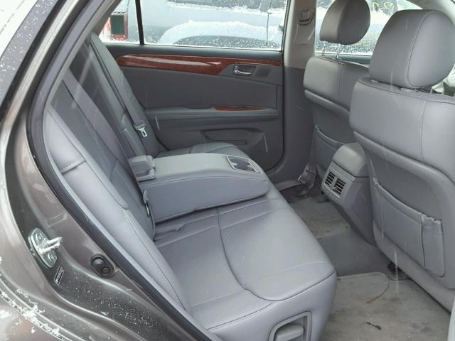 4T1BK36B65U020276 - 2005 TOYOTA AVALON XL GRAY photo 6