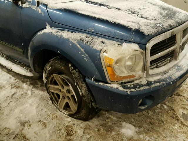 1D4HB48N45F544691 - 2005 DODGE DURANGO SL BLUE photo 9