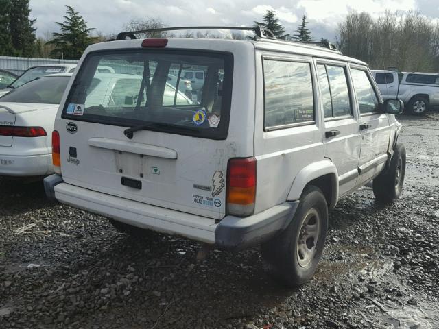 1J4FT48S11L596888 - 2001 JEEP CHEROKEE S WHITE photo 4