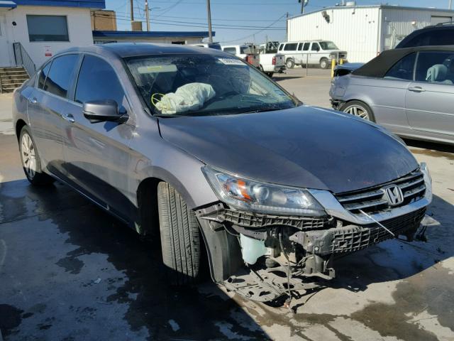 1HGCR2F89FA014799 - 2015 HONDA ACCORD EXL GRAY photo 1