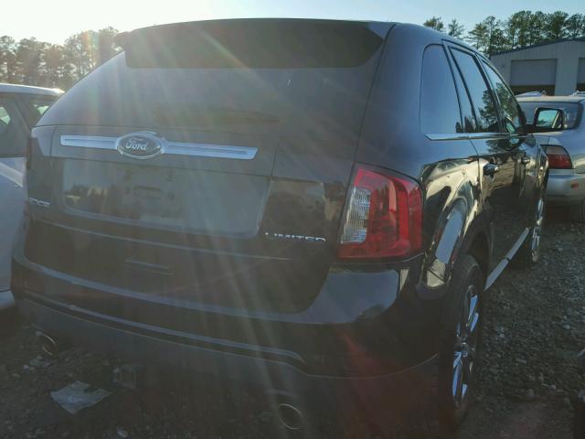 2FMDK3KC4BBA00987 - 2011 FORD EDGE LIMIT BLACK photo 4