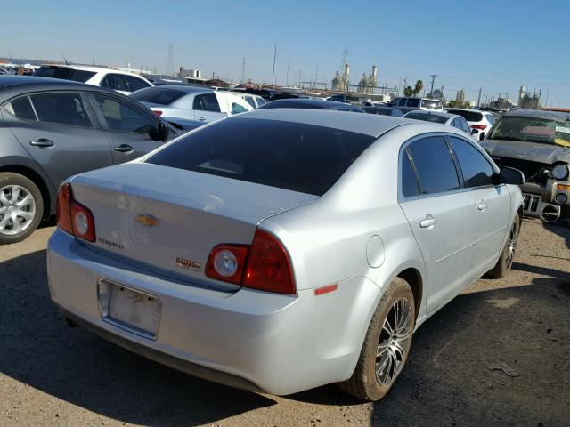 1G1ZC5EB6AF210356 - 2010 CHEVROLET MALIBU 1LT SILVER photo 4