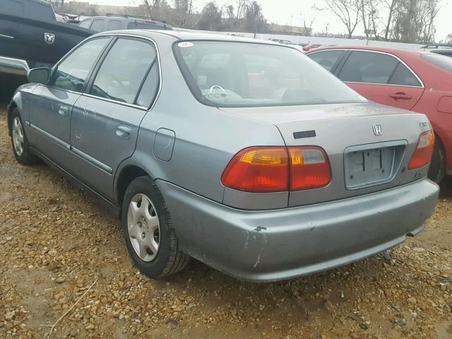 2HGEJ8642XH505637 - 1999 HONDA CIVIC EX ლურჯი ფოტო 3