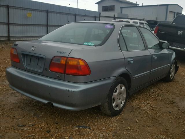2HGEJ8642XH505637 - 1999 HONDA CIVIC EX ლურჯი ფოტო 4