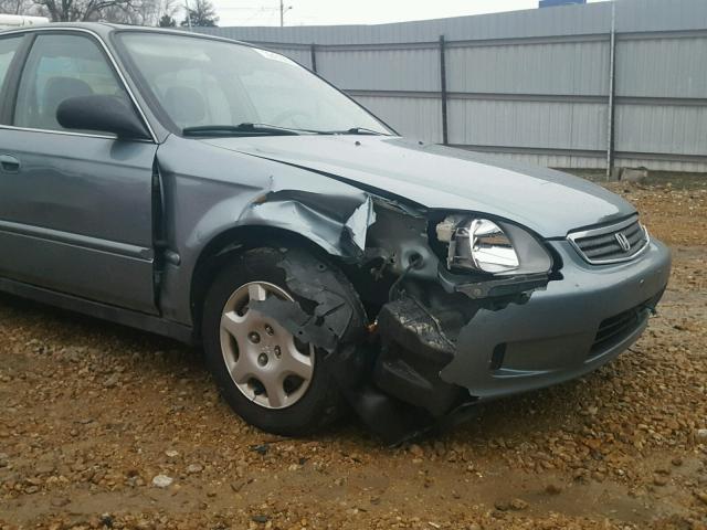 2HGEJ8642XH505637 - 1999 HONDA CIVIC EX ლურჯი ფოტო 9