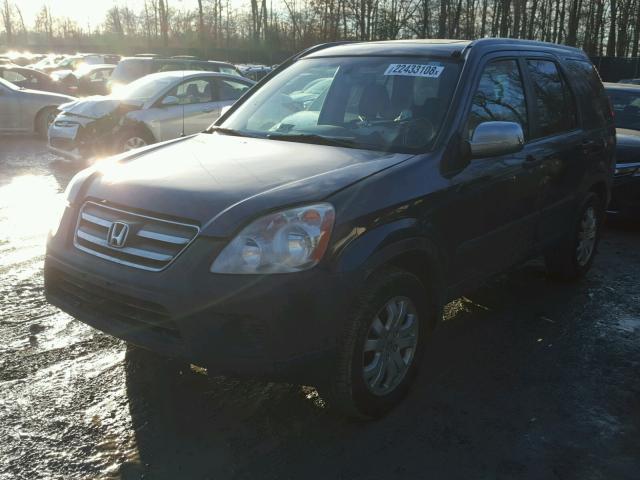 SHSRD78846U429000 - 2006 HONDA CR-V EX BLUE photo 2