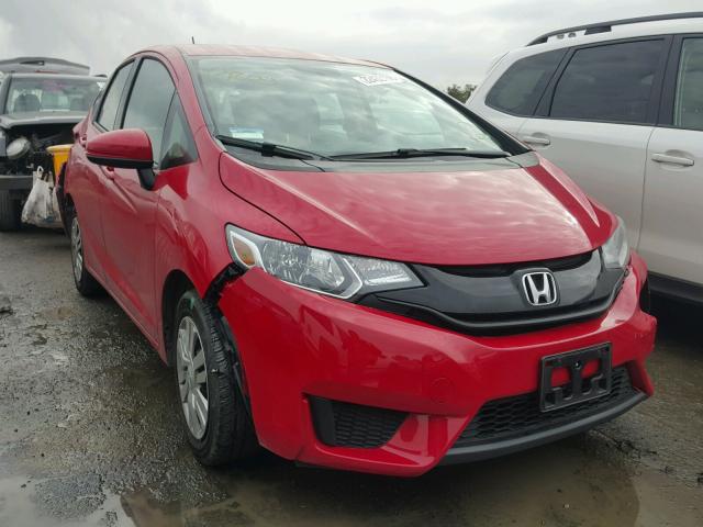 3HGGK5H54HM709238 - 2017 HONDA FIT LX RED photo 1