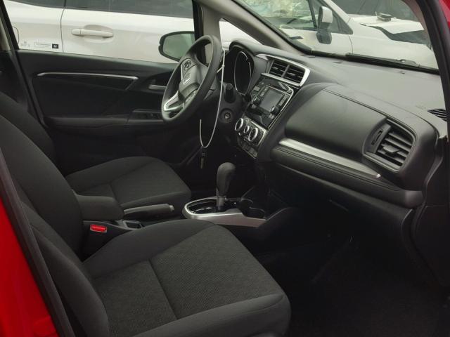 3HGGK5H54HM709238 - 2017 HONDA FIT LX RED photo 5