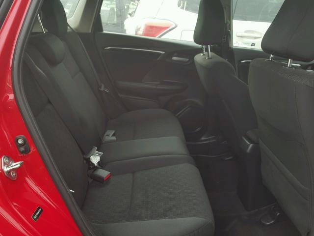 3HGGK5H54HM709238 - 2017 HONDA FIT LX RED photo 6