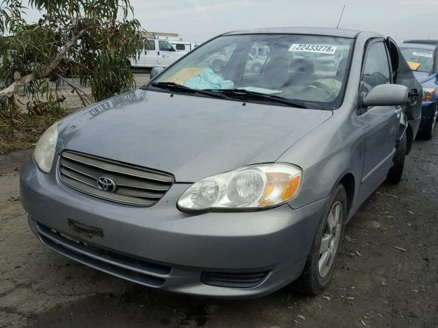 1NXBR38E74Z285984 - 2004 TOYOTA COROLLA CE GRAY photo 2