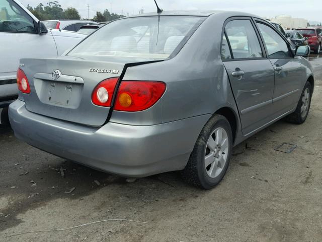 1NXBR38E74Z285984 - 2004 TOYOTA COROLLA CE GRAY photo 4